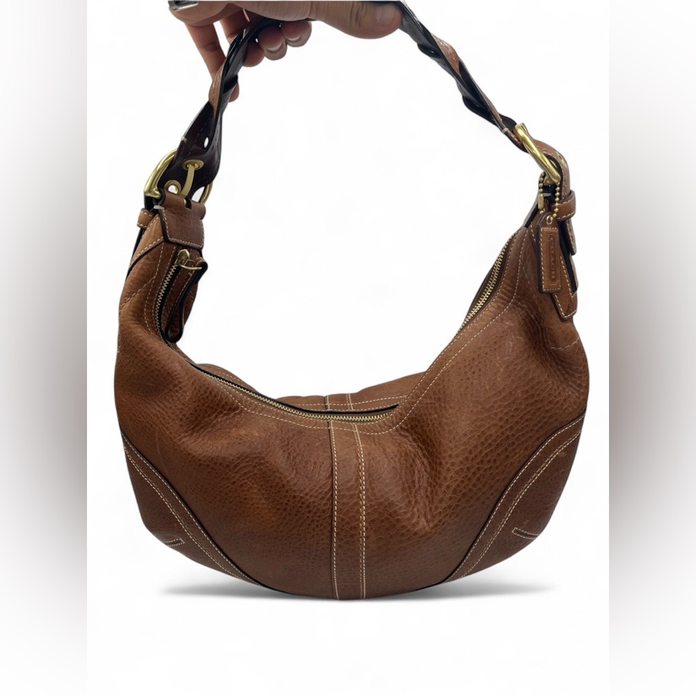 Vintage Y2K Coach Leather Dylan Extra-Large Hobo Shoulder Bag/ Purse